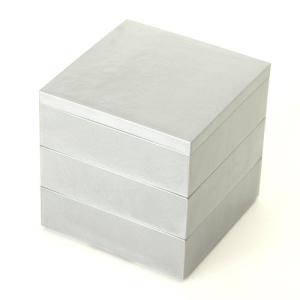 国産 木製 重箱 おせち 本漆塗 春秋蒔絵つづみ型 丸三段重 金 5寸 15cm