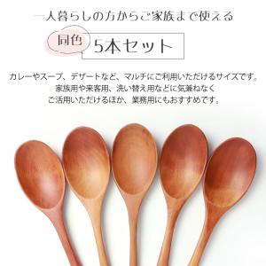 【クーポン有】 天然木製 カレースプーン 食洗...の詳細画像3