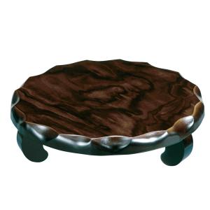 木製 花台 華 黒壇調 7号 001-979(華台) : 漆器とキッチン 祭りのええ