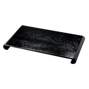 紀州塗り 花台 黒ケヤキ杢彫 12号 和風 和室 おしゃれ