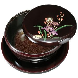 みよし漆器本舗 紀州塗り 6寸 菓子器 菓子鉢 蓋付き ほほえみわらべ