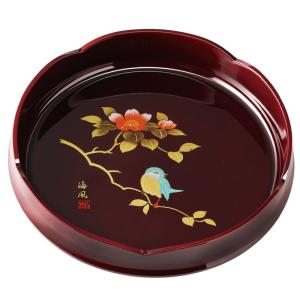 みよし漆器本舗 菓子鉢 菓子器 6.5寸 20cm 木目 円形 おしゃれ