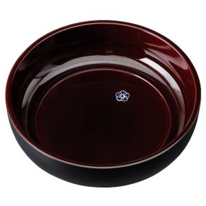 みよし漆器本舗 紀州塗り 6寸 菓子器 菓子鉢 蓋付き ほほえみ