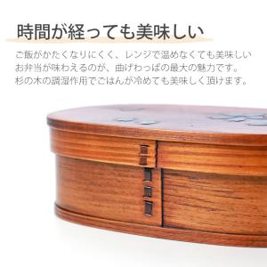 お弁当箱 アウトレット 選べる桜の曲げわっぱ ...の詳細画像2