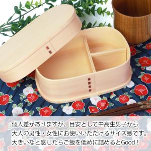 【50%OFF】 曲げわっぱ 大和型 お弁当箱...の詳細画像2