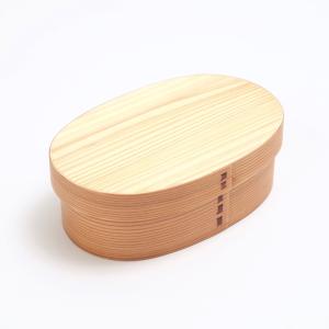お弁当箱 曲げわっぱ 小判 弁当箱 撫子(小)...の詳細画像1