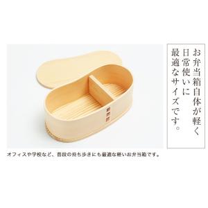 【50%OFF】 お弁当箱 曲げわっぱ そら豆...の詳細画像3