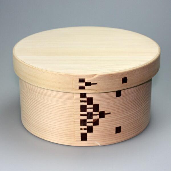 秋田杉 大館曲げわっぱ ７寸 隅丸おひつ ３合 木地仕上 大舘 日本製 国産