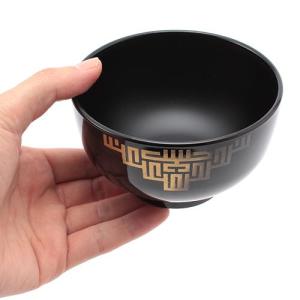 紀州塗り レンジ・食洗機対応 汁椀 こんじき ...の詳細画像4