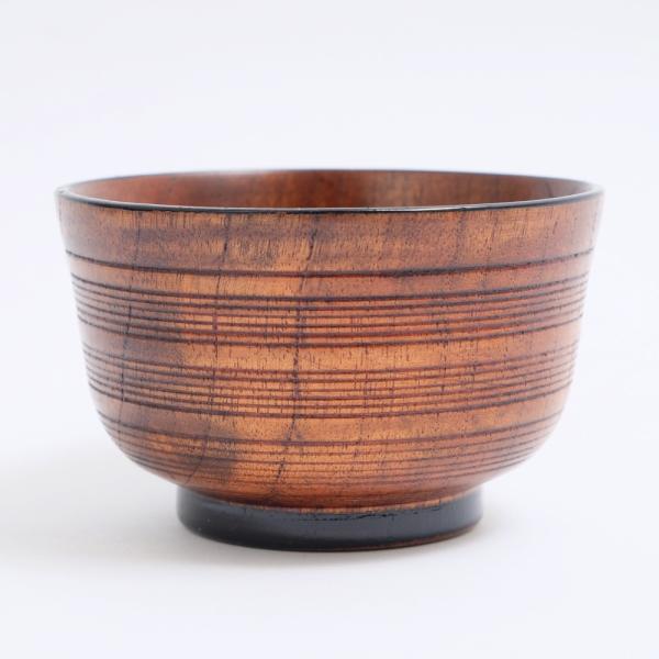 天然木製 汁椀 千筋渕 黒 漆塗り 和風 おわん お碗 スープボウル お椀 和食器 お味噌汁の汁椀 ...