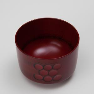 天然木製 楽多用椀 根来 漆塗り 直径10.5...の詳細画像1