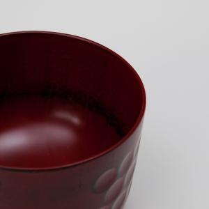 天然木製 楽多用椀 根来 漆塗り 直径10.5...の詳細画像4