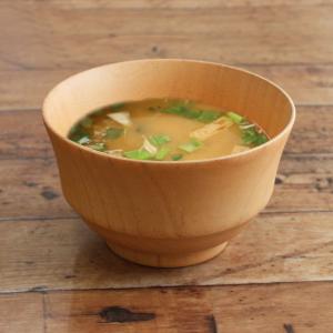 お椀 お碗 天然木製 食洗機対応 白木汁椀 L...の詳細画像2