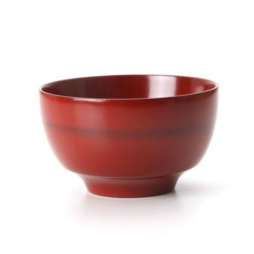 天然木製 お椀 お碗 汁椀 さざ波 根来 漆塗り おわん スープボウル 木製 食器 味噌汁 おしゃれ...