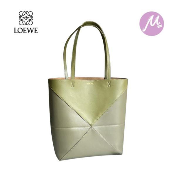 大人気 LOEWE ロエベ loewe パズルフォルド トート （シャイニーカーフ）puzzle f...