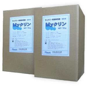 TOSEI 　コインランドリー用液体洗剤　どるふぃんW 　17キロ　洗濯洗剤 Myクリン 18kg入り コインランドリー用 液体衣類洗剤 店舗配送
