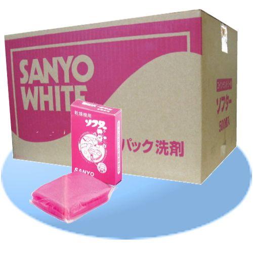 ドライヤーソフター 1枚入り 500箱入り スポンジソフター コインランドリー 乾燥機用ソフター