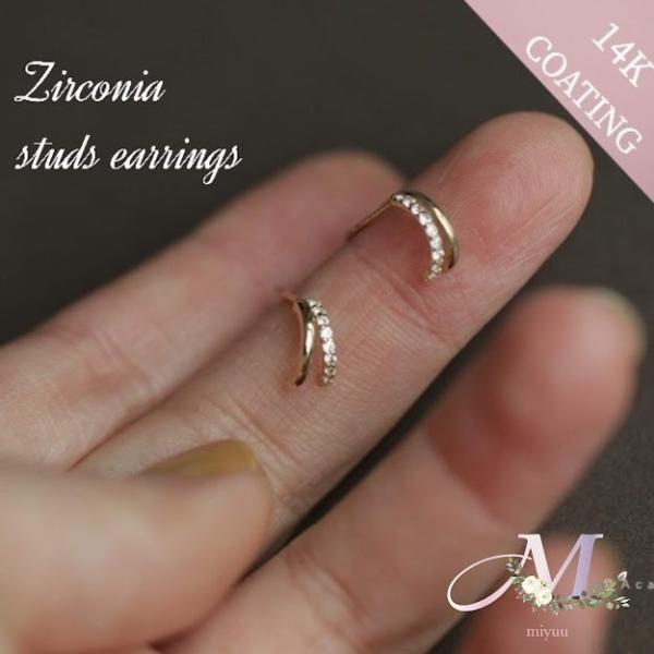 ピアス アレルギー対応 14金 シルバー925 小さい おしゃれ ピアス 小さめ ゴールド シンプル...