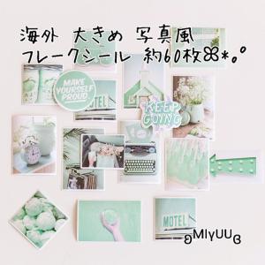 ステッカー おしゃれ 韓国 フレークシール 海外 韓国風 手書き