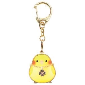 小鳥コレクション オカメイエロー 鳥 小鳥 キーホルダー