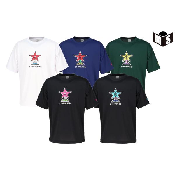 5FプリントTシャツ コンバース 【CB252358】 バスケ tシャツ 半袖