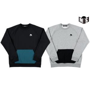 バスケ 長袖  2色展開 エゴザル EGOZARU FRONT POCKETスウェットシャツ