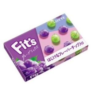 Fit's（フィッツ） グレープミックス ガム　ロッテ　10個入り1BOX｜mizota