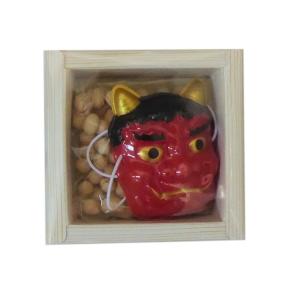 2月3日節分用 福豆 35g升(マス)タイプ 鬼のミニお面付き