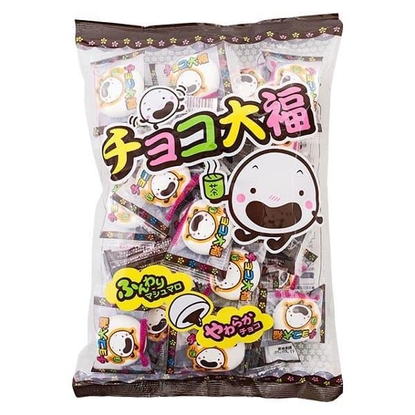 チョコ大福 やおきん 148ｇ×１袋 チョコ入りマシュマロ