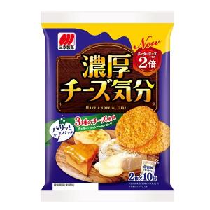 濃厚チーズ気分 20枚入り パリパリ食感チーズせんべい 三幸製菓｜mizota