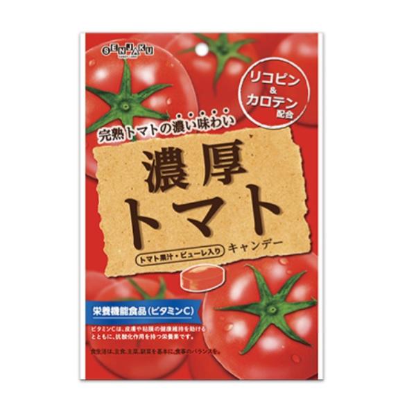 濃厚トマトキャンデー　76ｇ　リコピン・カロテン配合　トマト果汁ピューレ入り　扇雀飴本舗