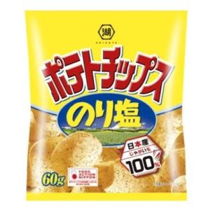 コイケヤ ポテトチップス のり塩 60g 12袋入り1BOX｜mizota