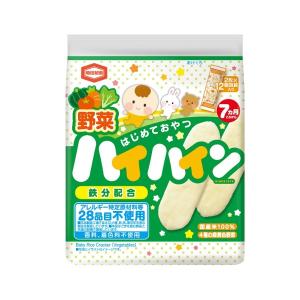 野菜ハイハイン 40g×12袋　亀田製菓 国産米100％ 鉄分配合｜mizota