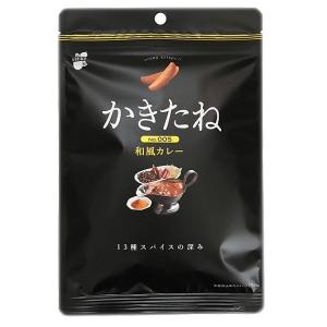 阿部幸製菓　かきたね 005 和風カレー 60g×６袋　柿の種　独自の食感 黒パッケージ｜mizota