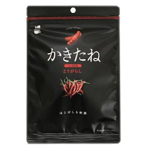 阿部幸製菓　かきたね 006 とうがらし 60g×１袋　柿の種　独自の食感 黒パッケージ｜mizota