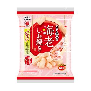越後製菓 海老しお焼き 56g (4小袋詰)×1袋の商品画像