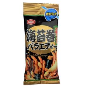 亀田製菓　ポケパック　海苔巻バラエティー　5種ミックス   47ｇ×10袋　アジカル　限定特売品｜mizota