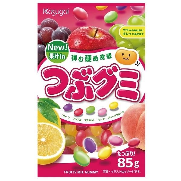 つぶグミ  80g×６０袋 果汁入り５つのフルーツミックス　春日井製菓　大量特売価格