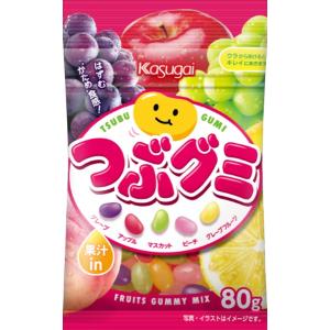 Kasugai 春日井製菓 80g つぶグミ (6×5)30袋入 (グミ お菓子 おやつ