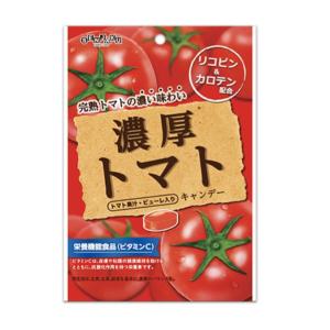 濃厚トマトキャンデー　76ｇ×6袋　扇雀飴本舗　リコピン・カロテン配合　トマト果汁ピューレ入り｜mizota