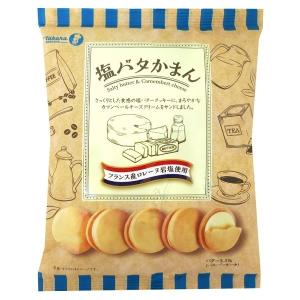 宝製菓　塩バタかまん 114g×１５袋 フランス産ロレーヌ岩塩使用 塩バタークッキー｜mizota
