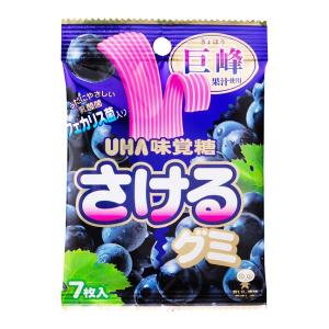 UHA味覚糖 なが〜いさけるグミ 巨峰 全長40cm 10個入り×1BOX : みぞ