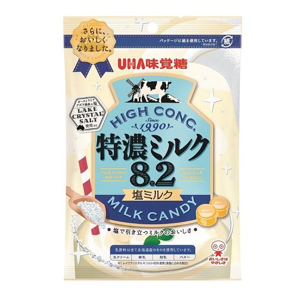 UHA味覚糖 特濃ミルク8.2 塩ミルク 75g×１２袋