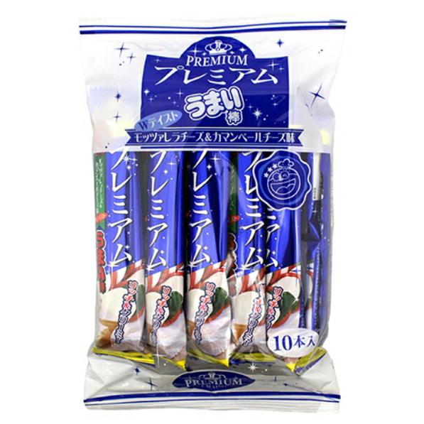 やおきん プレミアムうまい棒 モッツァレラチーズ味＆カマンベールチーズ味 10本入×１２袋