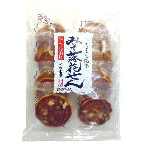 かしわ堂 みそ落花せん 16枚×１袋