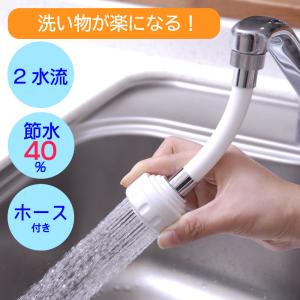 水生活製作所 ふりふりキッチンシャワー 全4色 3水流 ストレート
