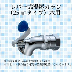 湯屋カラン レバー式 25mmタイプ 水用 TKN25B 宝式 銭湯 浴場 温泉 水生活製作所 送料無料 20％OFF｜mizsei