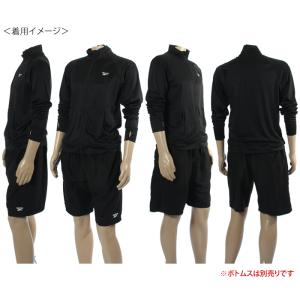 メンズ フィットネス水着 ラッシュガード・袖付...の詳細画像2