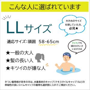 スイムキャップ 水泳 メッシュキャップ 大きい...の詳細画像4