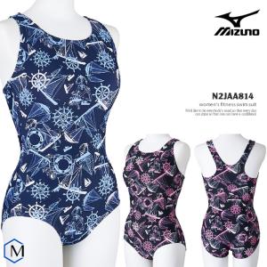 レディース フィットネス水着 ワンピース mizuno ミズノ [NKPS_NO] N2JAA814｜mizugi